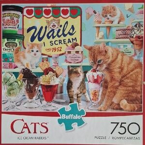 Buffalo Cats Ice Cream Puzzle - 750 Pieces